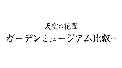 天空の花園ガーデンミュージアム比叡へ