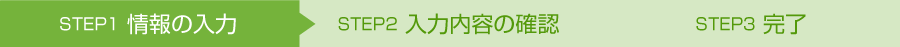 STEP1 情報の入力